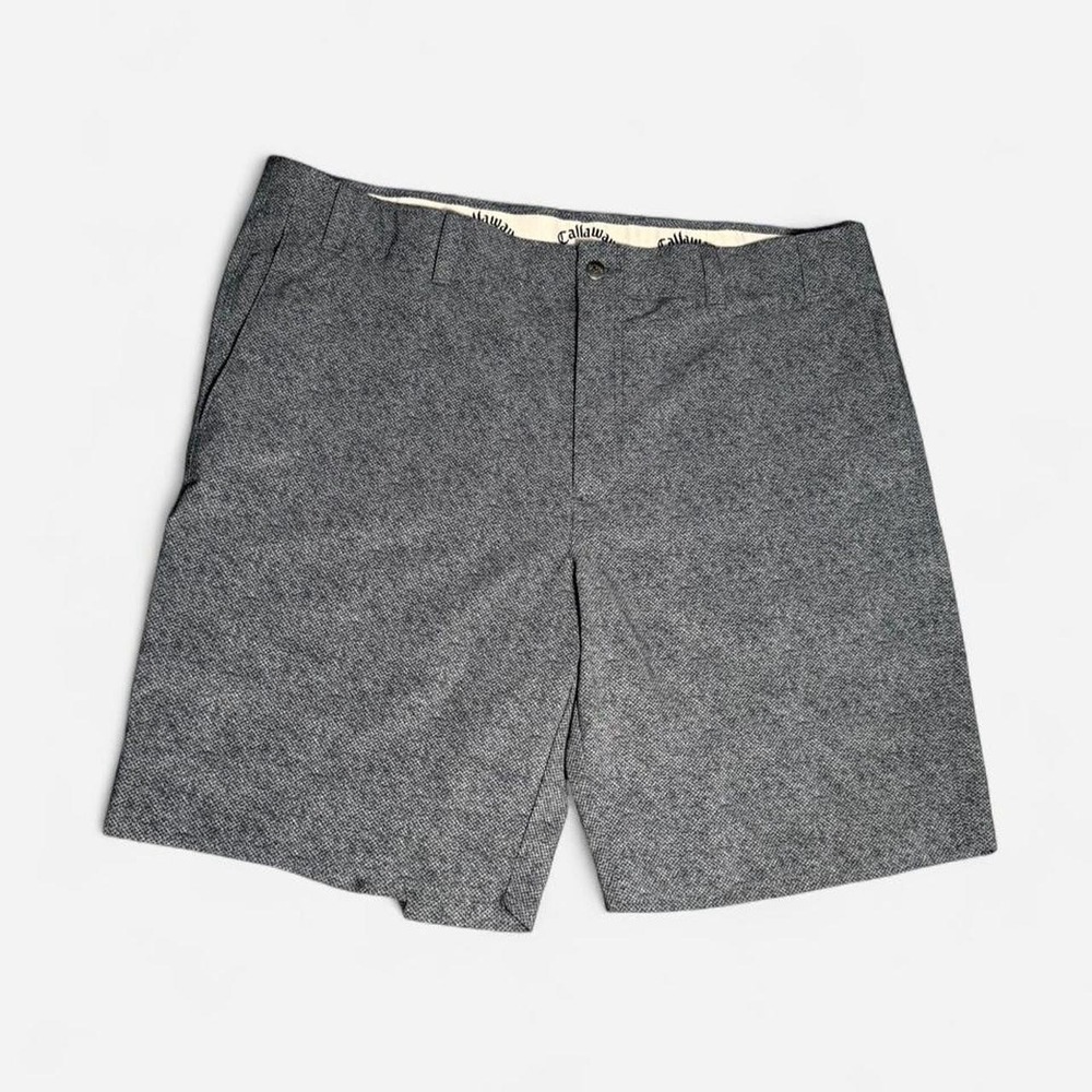 Callaway Performance Golf Shorts Men Size 40 Gray Textured Stretch Moisture Wick